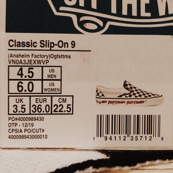 Vans Slip On checkerboard (Fast Times) - Picture 6 of 7